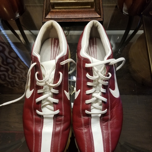 WOMEN'S LEATHER NIKE GOLF SHOES SZ.10.5 NARROW - Picture 4 of 6